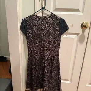LOFT Black Lace Dress